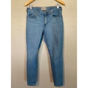 EVERLANE High Rise Skinny Light Blue Wash Jeans 27 Regular